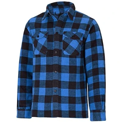 Afbeelding van Houthakkershemd Canada Zwart/Blauw Maat M
