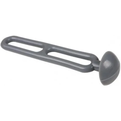 Afbeelding van Campking Trapspanner Met Knop 11,5 Cm Grijs Voortent Accessoires