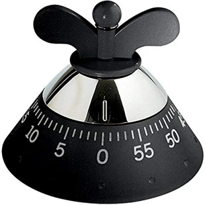 Image de Alessi Minuteur de cuisine A09B Noir
