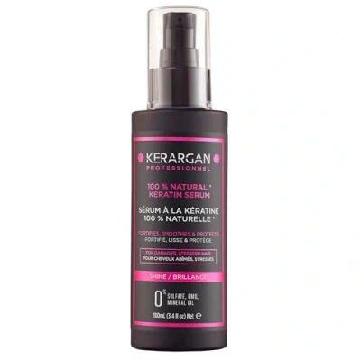 Image de Kerargan Sérum Capillaire Ultra Réparateur à la Kératine pour Cheveux Abîmés Protecteur, Lissant Huiles Naturelles de Ricin, Macadamia, Argan Sans Sulfate, GMO, Huile Minérale 100ml