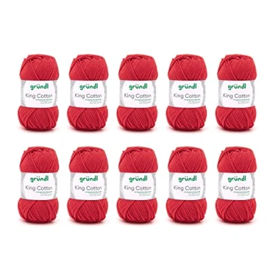 Afbeelding van 3360 34 King Cotton 10x50gram rood