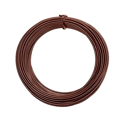 Afbeelding van Vaessen Creative Aluminium Draad 3mm ±26m 500g Chocolade