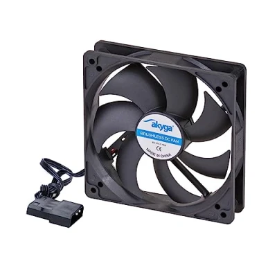 Afbeelding van AKYGA AW 12A BK PC ventilator Molex 12V zwart 120mm