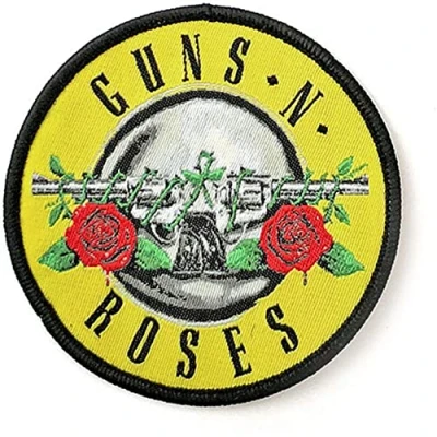 Afbeelding van Guns N&#039; Roses Classic Circle Logo Patch Geel