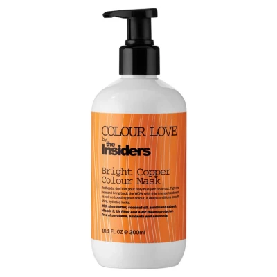 Afbeelding van The Insiders Colour Love Bright Copper Mask 300ml Haibu by Kapperskorting.com