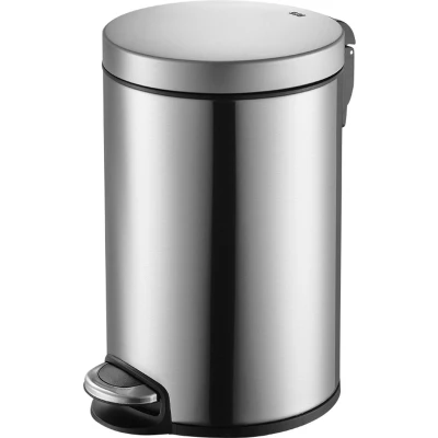 Afbeelding van EKO Serene pedaalemmer 8 ltr, Stainless steel Plastic mat RVS