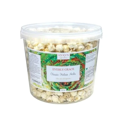 Afbeelding van Everly Grace Popcorn Classic Italian Kruiden, 250 g Italiaanse kruidenpopcornemmer uit onze fabriek in Augsburg, Duitsland