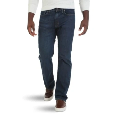 Afbeelding van Wrangler Authentics Big &amp; Tall Comfort Flex Waist Relaxed Fit Jeans Heren, Houtskool