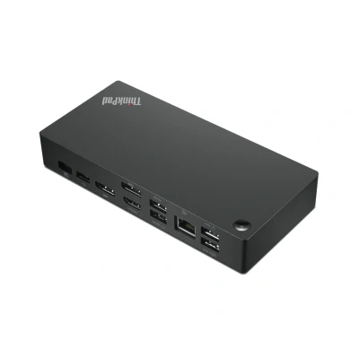 Afbeelding van Lenovo dock 135W universeel USB C (USB C, 12 Havens), Docking station + hub, Zwart