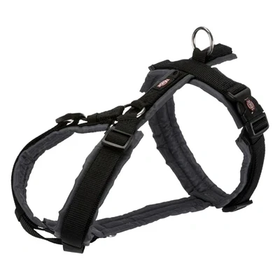 Afbeelding van Trixie Hondentuig Premium Trekking Zwart / Grijs 80 97X2,5 CM (396163)