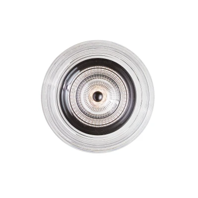 Afbeelding van LOOM DESIGN LED wandlamp Glow, zwart/helder Ø 16 cm acryl