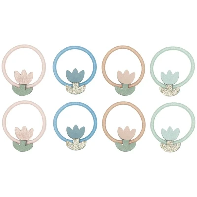 Afbeelding van Mimi &amp; lula haarelastiekjes mini tulp 8st