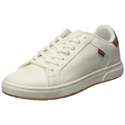 Afbeelding van Levi&#039;s Piper sneakers voor heren, Normaal wit