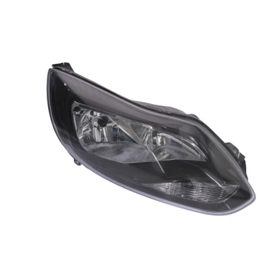 Afbeelding van ABAKUS 431 11A4RMLDEM2 Koplampen rechts H7/H1 Zwart Transparent Met regelmotor voor LWR PX26d, P14.5s FORD: FOCUS 3, 3 Turnier