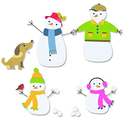 Afbeelding van Sizzix Thinlits Die Set 17PK Snow Family 665959 Jennifer Ogborn (08 22)