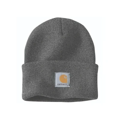 Afbeelding van Carhartt Acrylic Watch Muts Coal Heather Grijs Mutsen