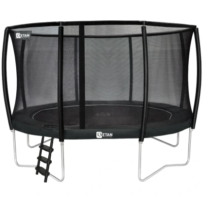 Afbeelding van Etan Premium trampoline met net 366 cm grijs