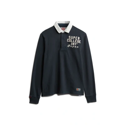 Afbeelding van Superdry Vintage Athletic Rugby T shirt Zwart M Man