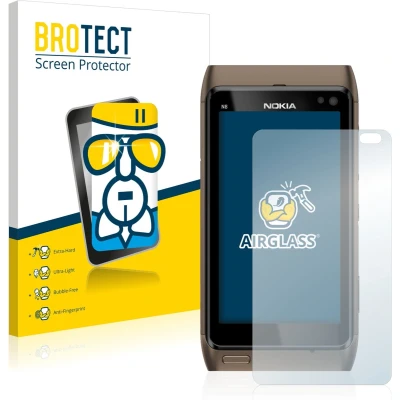 Afbeelding van BROTECT Screenprotector voor Nokia n8 Folie Beschermfolie Beschermglas transparant