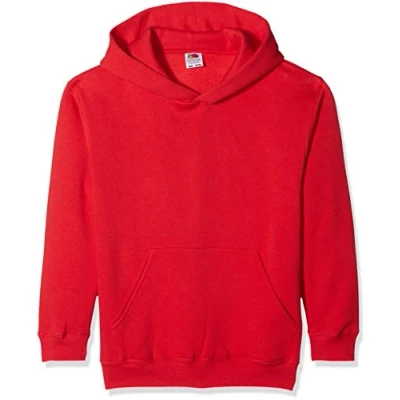 Afbeelding van Fruit of the Loom Hoogwaardige hoodie voor jongens, Rood (rood 400)