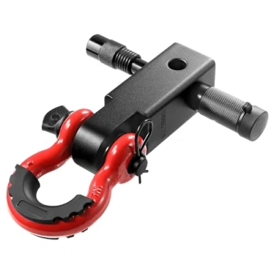 Image de VEVOR Récepteur d&#039;attelage de manille remorque 50mm résistance anneau D 29,9T