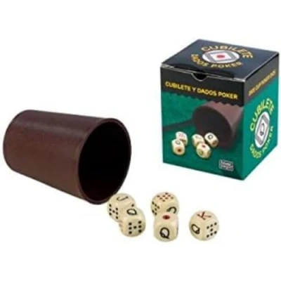 Afbeelding van Falomir Cubilet Poker, gezelschapsspel, klassiek, meerkleurig (27930)
