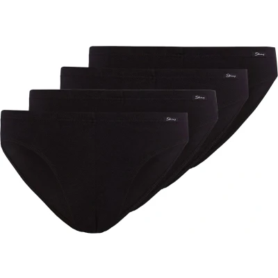 Afbeelding van Skiny Herren Slips 4ER PACK Brasil BRIEFS, UNTERWÄSCHE SET, Cotton Stretch Slip, Heren, Maat: Large, Schwarz