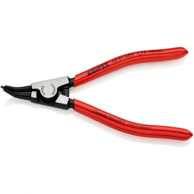 Afbeelding van Knipex 46 31 A02 Precisie borgveertang Geschikt voor borgringen Buitenringen 3 10 mm Puntvorm 45 gebogen