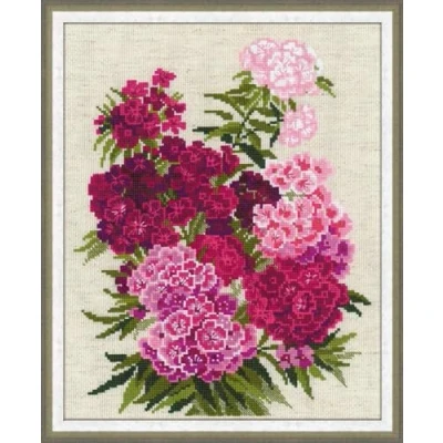 Afbeelding van Riolis borduurpakket Sweet William 1463
