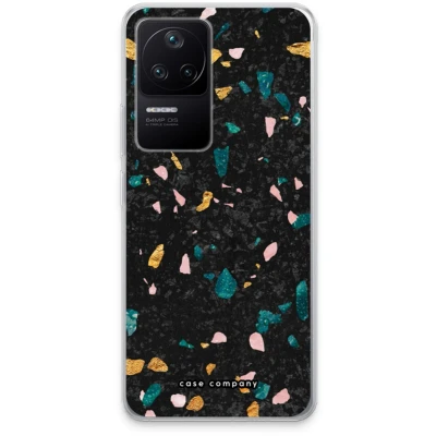 Afbeelding van Case Company® hoesje geschikt voor Xiaomi Poco F4 Terrazzo N10 Soft Cover Telefoonhoesje Bescherming aan alle Kanten en Schermrand