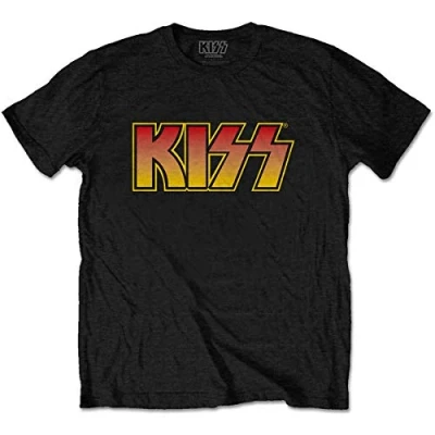 Afbeelding van Kiss Classic Logo Heren T shirt 2XL Zwart