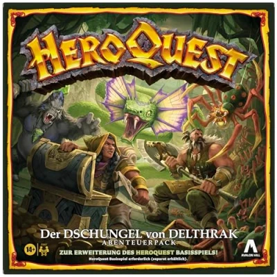 Afbeelding van Avalon Hill HeroQuest De jungle van Delthrak Adventure Pack basisspel nodig rollenspel Duitse versie