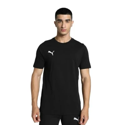Afbeelding van Puma Teamgoal Casuals TEE Tshirt basic, Heren, Maat: XL, black/white