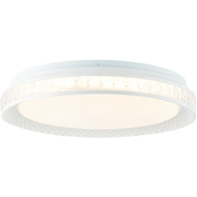 Afbeelding van Brilliant G97190/70 Burlie LED plafondlamp 24 W Transparant, Wit