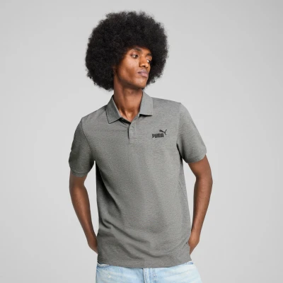 Afbeelding van Puma, Mannen, Shirt, ESS Nr. 1 Logo Piqué Polo, Grijs, (L)