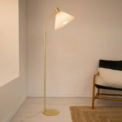 Afbeelding van Vloerlamp Mira, messing