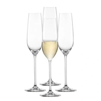 Afbeelding van Schott Zwiesel Fortissimo Champagneglas 24 Cl Set Van 4 Transparant
