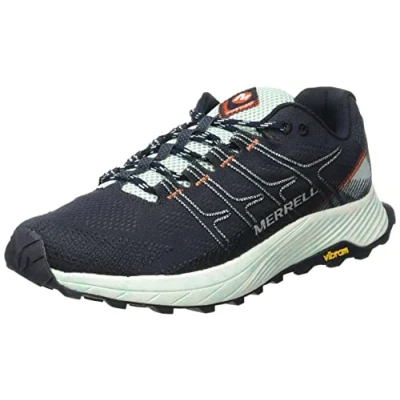 Afbeelding van Merrell MOAB Flight Trail hardloopschoenen, Dames, Maat: 41, Navy Textiel/ synthetisch
