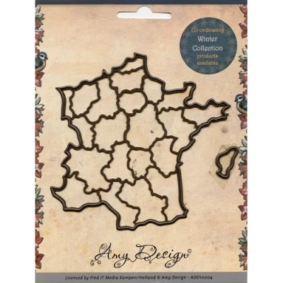 Afbeelding van Die Amy Design Maps France