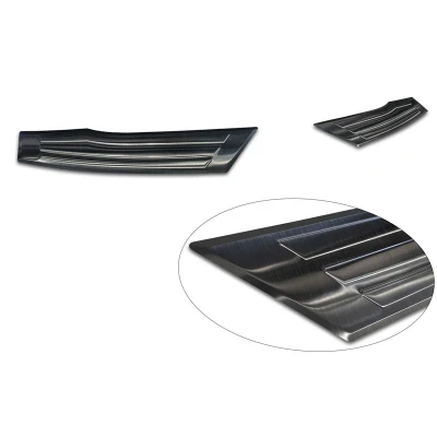 Afbeelding van Avisa Achterbumperbescherming roestvrij staal zwart compatibel met Ford Explorer EV 2024 &#039;Ribs&#039;