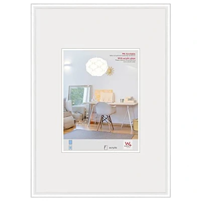 Image de cadre photo walther design blanc 40 x 60 cm avec verre d’art, en plastique New Lifestyle KVX460W