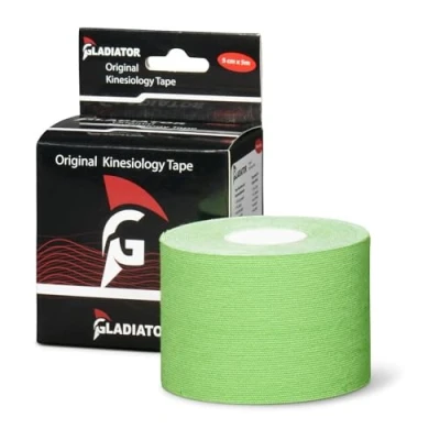 Afbeelding van Gladiator Sports Kinesiotape Kinesiologie Tape Waterbestendige &amp; Elastische Sporttape Fysiotape Medical Per Rol Zwart