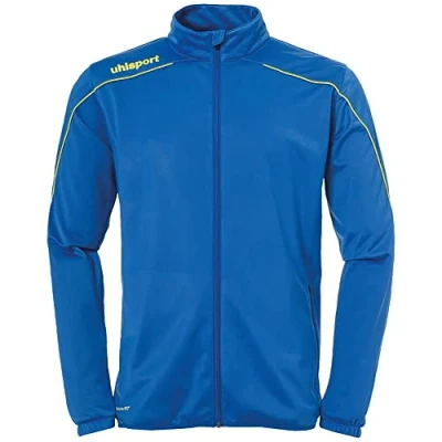 Afbeelding van Uhlsport Stream 22 Classic Trainingsjas Kind Azuur Blauw Limoen Geel Maat 116