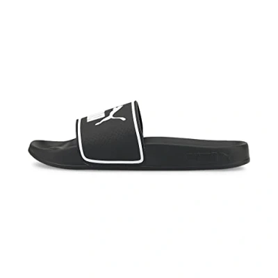 Afbeelding van Puma Leadcat 2.0 JR Unisex Badslippers voor kinderen, Maat: 37, Black/white Kunststof