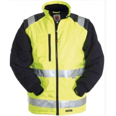 Afbeelding van Payper Hiway Jas Fluorescerend Geel/Marineblauw