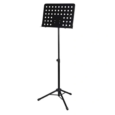 Image de CASCHA Pupitre d&#039;orchestre en Métal, Hauteur Ajustable, pour Musiciens, Enfants et Adultes, Support Partitions Livres