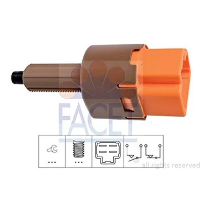 Afbeelding van FACET 7.1282 Remlichtschakelaar Mechanisch Made in Italy OE Equivalent
