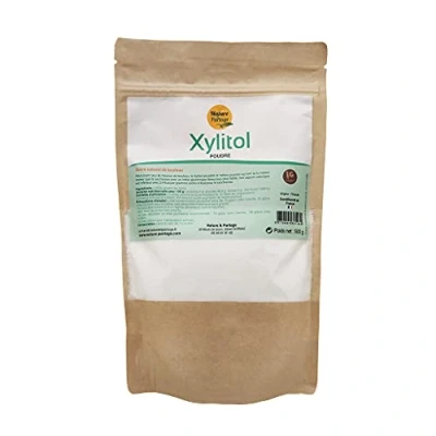 Afbeelding van Xylitol poeder 500 g suiker gewonnen uit berkenschors
