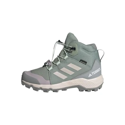 Afbeelding van Adidas Terrex MID Unisex Outdoorschoenen voor kinderen, Maat: 39 1/3, Silver green/putty mauve/preloved fig Textiel/ synthetisch