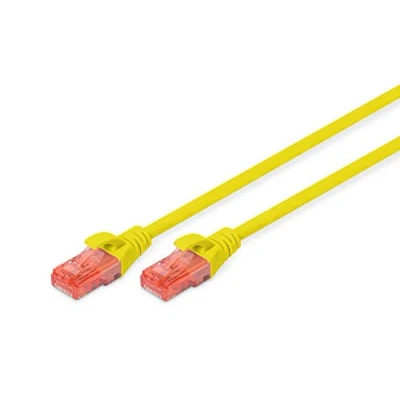 Image de DIGITUS Professional cordon de raccordement 25 cm jaune